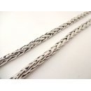 Braid - Silver Necklace 3mm 50-55cm 33-40g