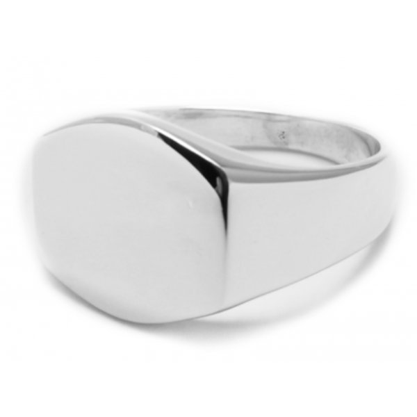 brick 95% sterling silver Signet Ring