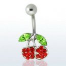 Cherry belly banana  [1,6 mm * 10 mm] - Surgical steel