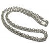 Silver Rolo Chain Necklace 7 mm 42-50cm 43-51g